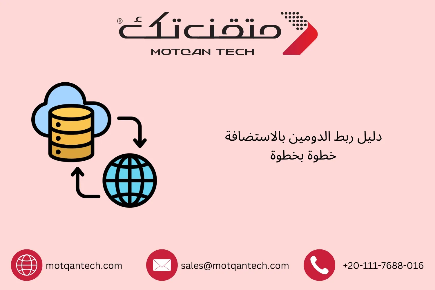 ربط الدومين بالاستضافة