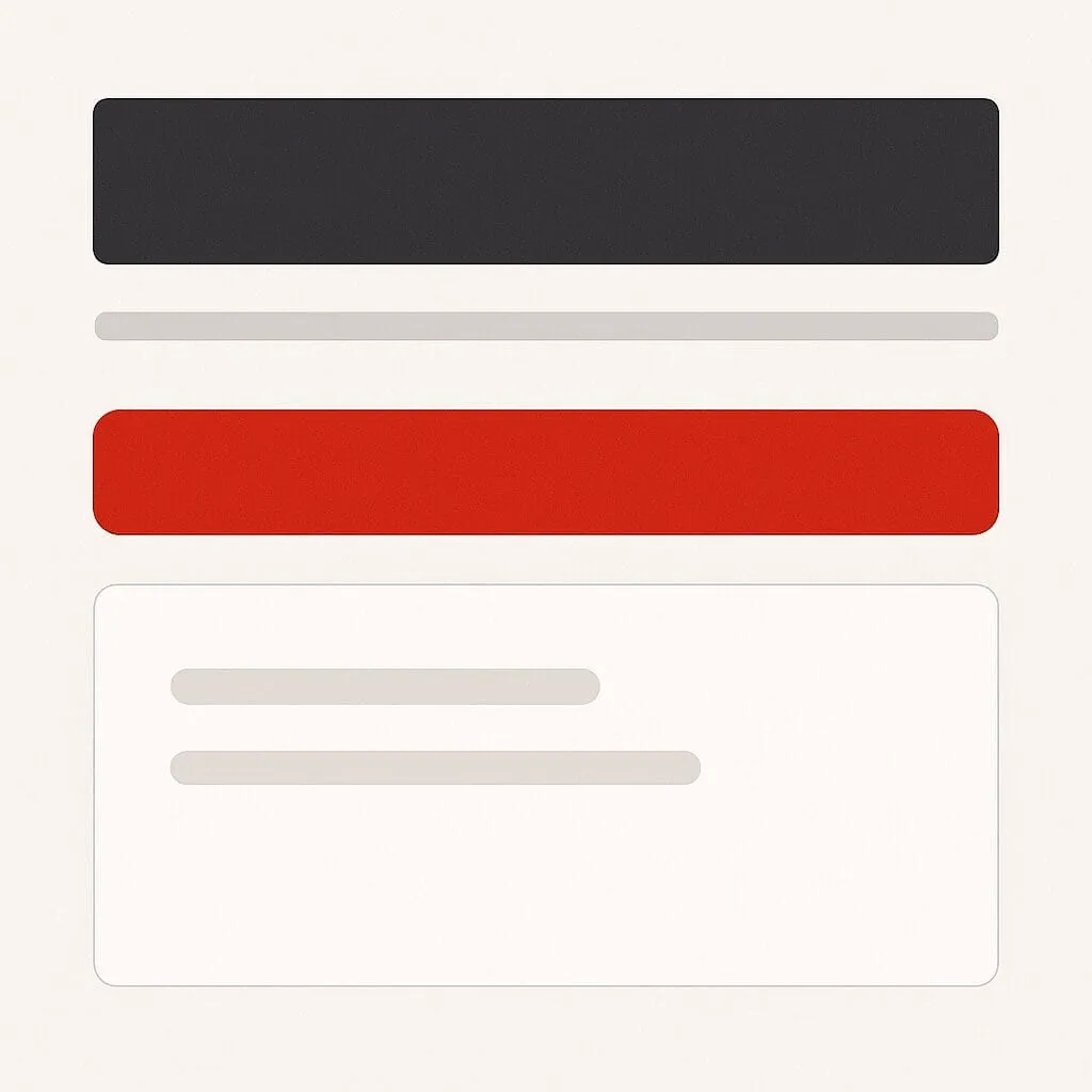عناصر واجهة مستخدم تشمل أزرار وحقول إدخال بتصميم متقن تك